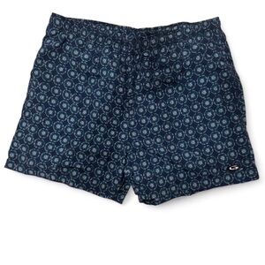 Gotcha Navy Patterned Swim Trunks